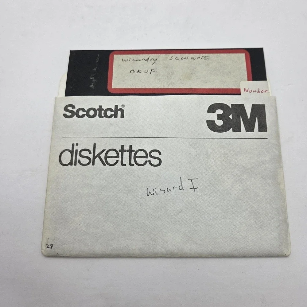 Vintage Wizardry I II III IV RPG 13 Disk Lot 5.25 Floppy Apple II Untested